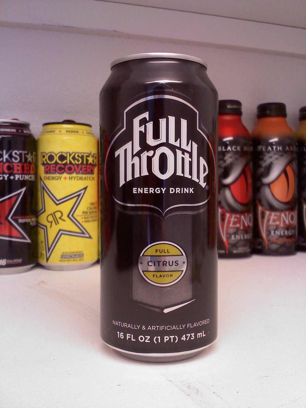 How Much Caffeine Is In Full Throttle Energy Drinks?